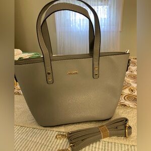 Elim & Paul Vegan 2 Handled or Cross Body Bag Detachable Strap Secure Zipper Top